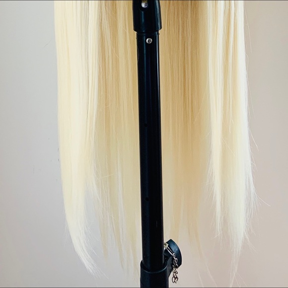 Very Pretty Long Blonde Premium Fiber Lace Front Wig Daily Wear or Events - Picture 9 of 15